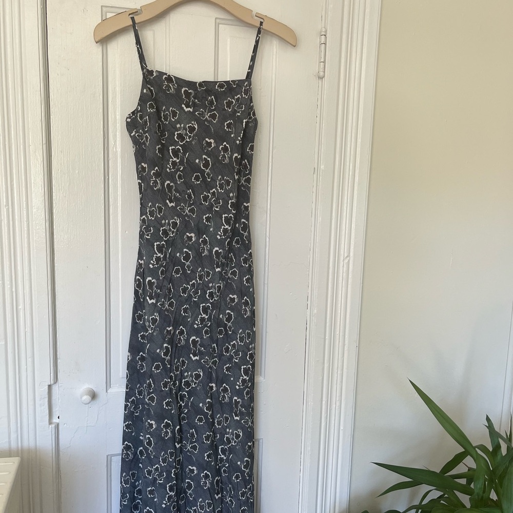 Mango printed maxi dress size US small